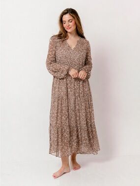 A New Day Midi Long Sleeve Dress